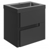 Hiroshi 615mm Wall Hung Double Drawer Vanity Units