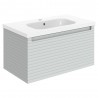 Kanto 815mm Wall Hung Single Drawer Vanity Units