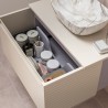 Kanto 600mm Wall Hung Double Drawer Worktop Vanity Unit