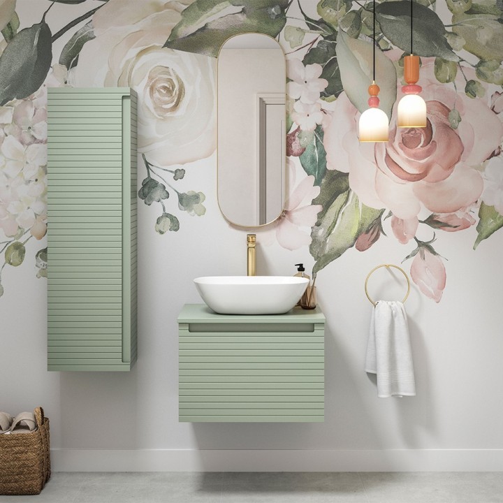 Kanto 350mm x 1200mm Wall Hung Bathroom Cabinets