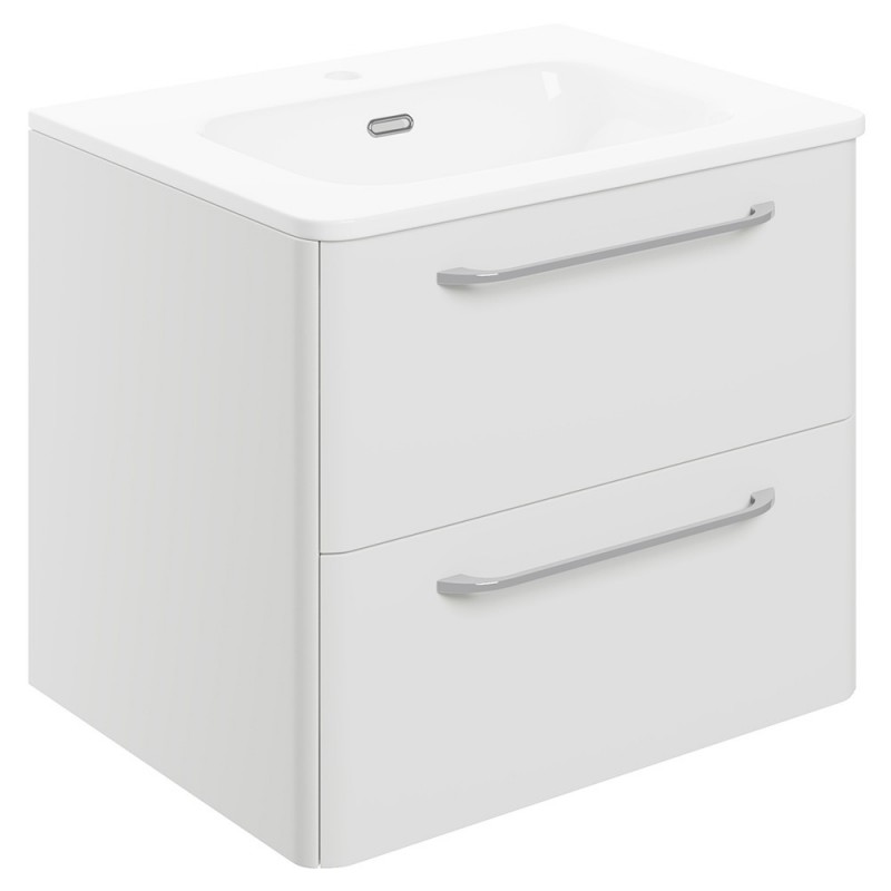 Osaka 610mm Wall Hung Double Drawer Vanity Units