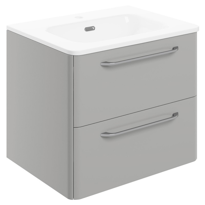 Osaka 610mm Wall Hung Double Drawer Vanity Units