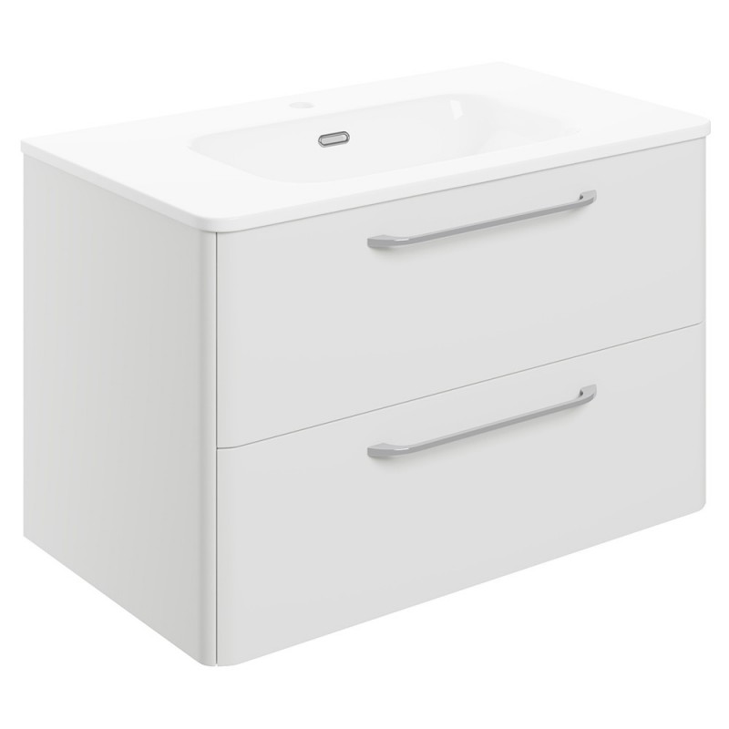 Osaka 810mm Wall Hung Double Drawer Vanity Units