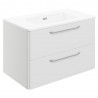 Osaka 810mm Wall Hung Double Drawer Vanity Units