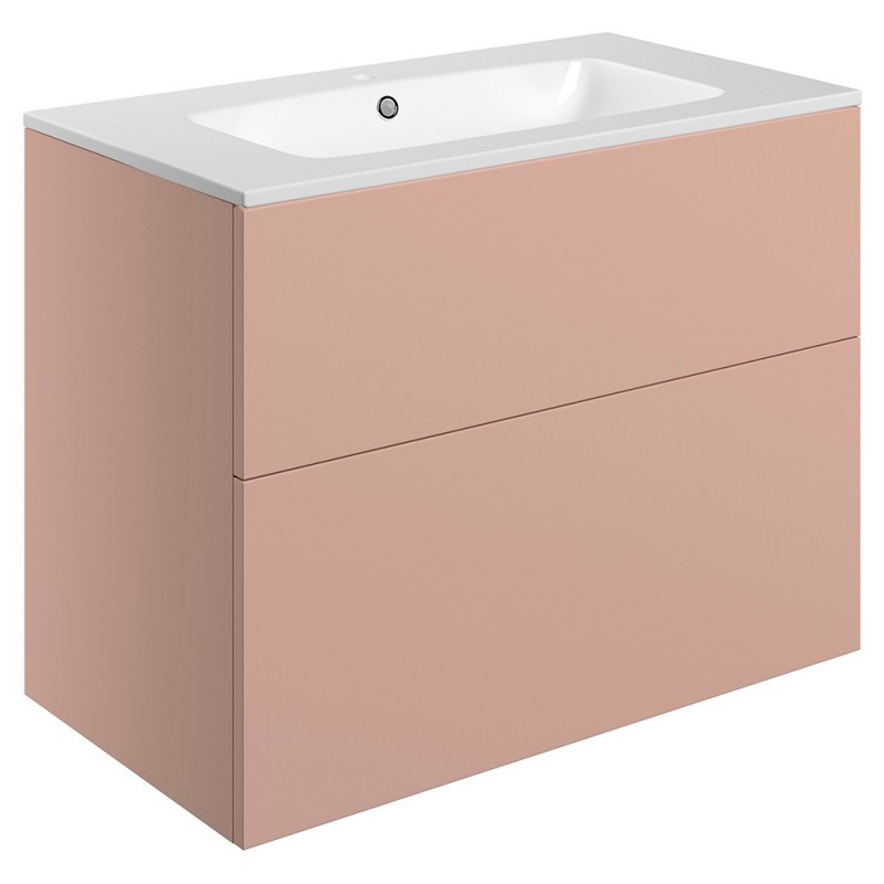 Yamagata 815mm Wall Hung Double Drawer Vanity Units