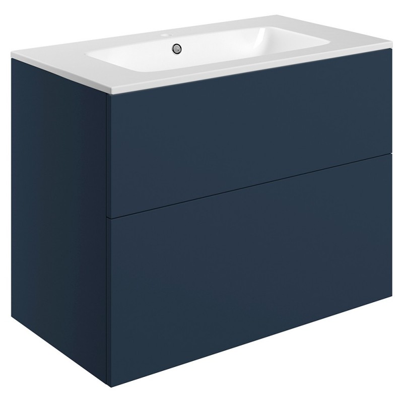 Yamagata 815mm Wall Hung Double Drawer Vanity Units