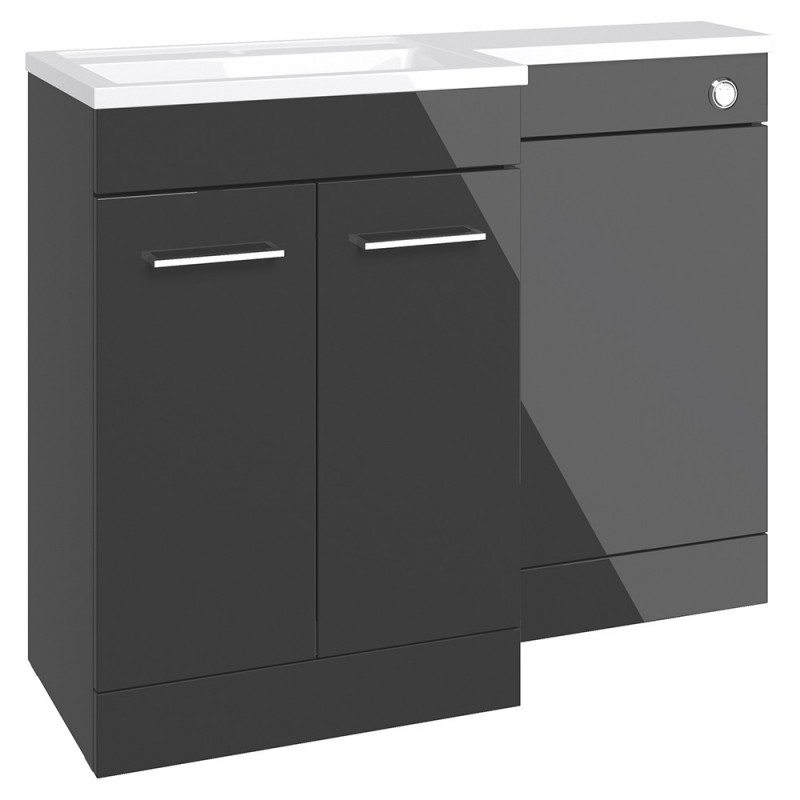 Yokohama 1100mm Freestanding Combination WC & Vanity Units