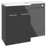 Yokohama 1100mm Freestanding Combination WC & Vanity Units