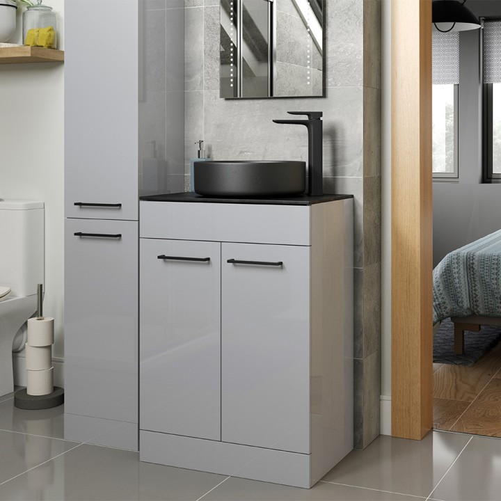 Yokohama 350mm x 1900mm Freestanding Bathroom Cabinets