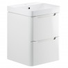 Kyoto 500mm Wall Hung Double Drawer Vanity Units