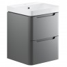 Kyoto 500mm Wall Hung Double Drawer Vanity Units