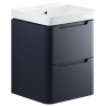 Kyoto 500mm Wall Hung Double Drawer Vanity Units