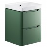 Kyoto 500mm Wall Hung Double Drawer Vanity Units