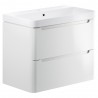 Kyoto 800mm Wall Hung Double Drawer Vanity Units