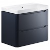 Kyoto 800mm Wall Hung Double Drawer Vanity Units