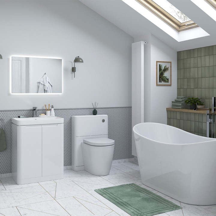 Kyoto 350mm x 1200mm Wall Hung Bathroom Cabinets