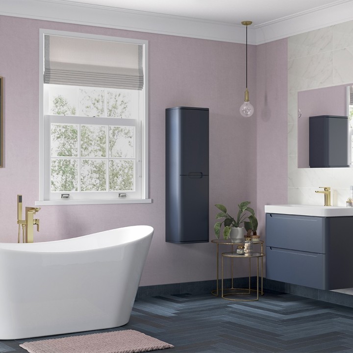 Kyoto 350mm x 1200mm Wall Hung Bathroom Cabinets