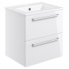 Naha 510mm Wall Hung Double Drawer Vanity Units