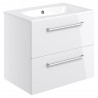 Naha 610mm Wall Hung Double Drawer Vanity Units