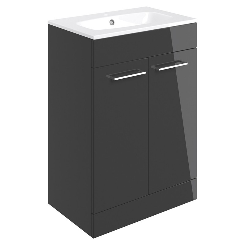 Naha 610mm Freestanding Cupboard Vanity Units