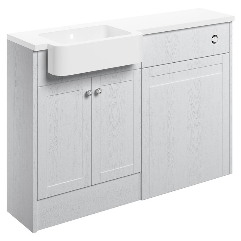 Kobe 1242mm (W) x 900mm (H) x 421mm (D) Basin & WC Unit Pack