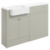 Kobe 1242mm (W) x 900mm (H) x 421mm (D) Basin & WC Unit Pack