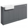 Kobe 1542mm (W) x 900mm (H) x 421mm (D) Basin WC & 1 Door Unit Pack