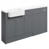 Kobe 1542mm (W) x 900mm (H) x 421mm (D) Basin WC & 1 Drawer 1 Door Unit Pack