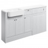 Kobe 1542mm (W) x 900mm (H) x 421mm (D) Basin WC & 1 Drawer 1 Door Unit Pack