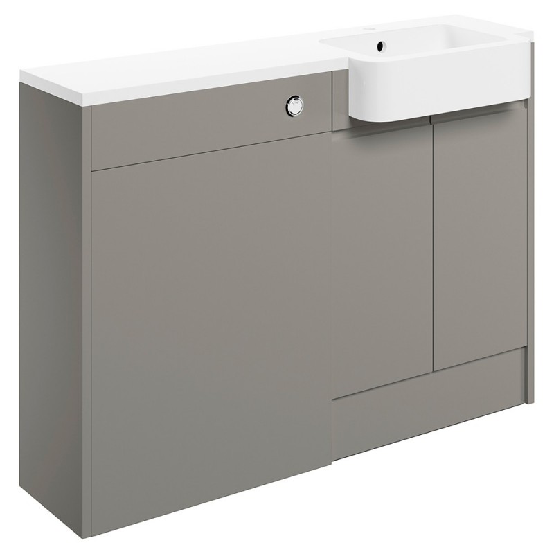 Nagoya 1242mm (W) x 900mm (H) x 421mm (D) Basin & WC Unit Pack