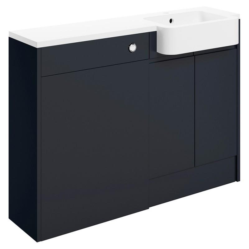 Nagoya 1242mm (W) x 900mm (H) x 421mm (D) Basin & WC Unit Pack