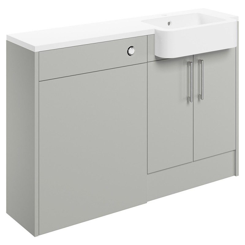 Tokyo 1242mm (W) x 900mm (H) x 421mm (D) Basin & WC Unit Pack