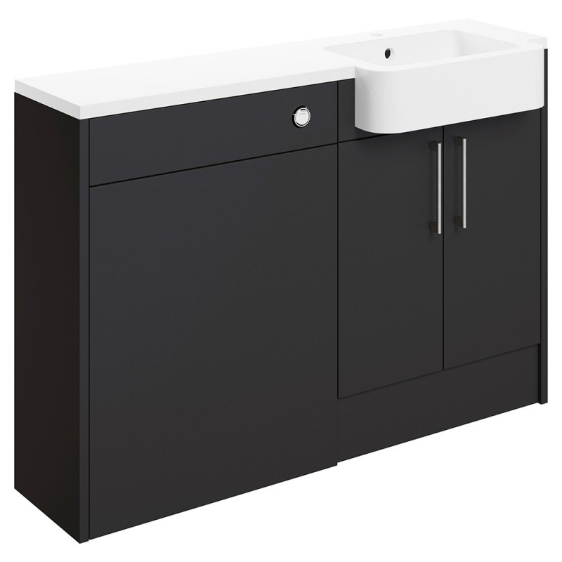 Tokyo 1242mm (W) x 900mm (H) x 421mm (D) Basin & WC Unit Pack