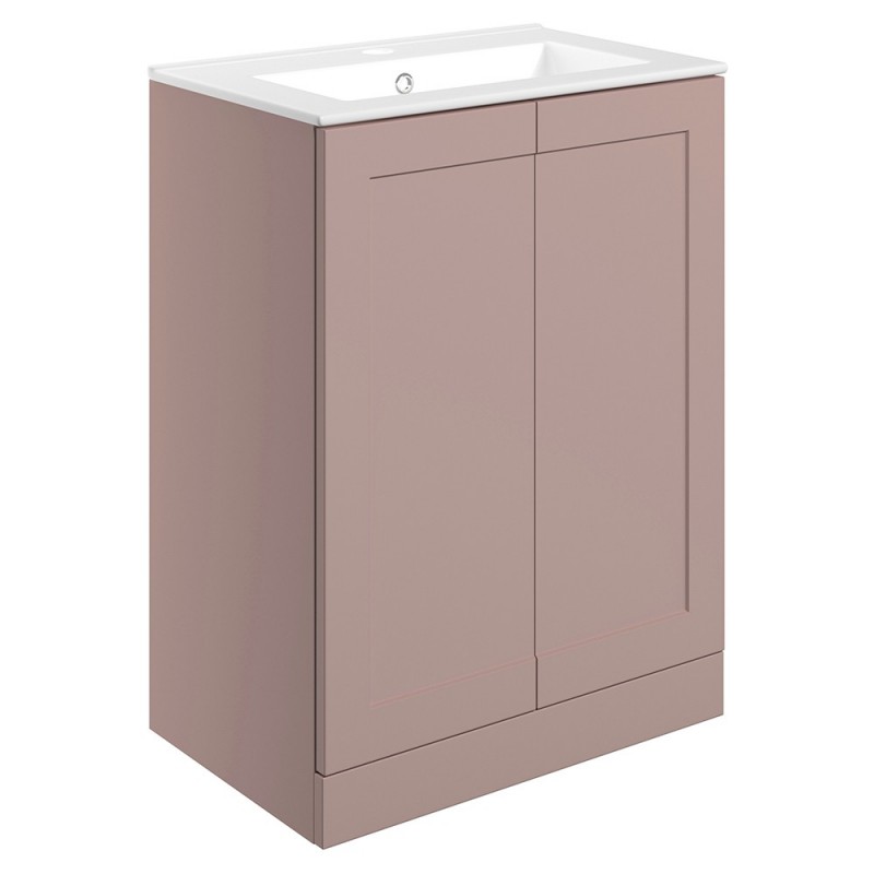 Kensworth 615mm Freestanding 2 Door Basin & Vanity Unit