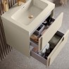 Hiroshi 615mm Wall Hung Double Drawer Vanity Units