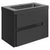 Hiroshi 815mm Wall Hung Double Drawer Vanity Units