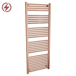 600mm (w)  x 1600mm (h) Electric "Brushed Copper" Towel Rail