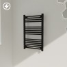 500mm (w) x 800mm (h) Electric Black Towel Rail