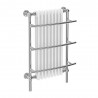 635mm (w) x 1000mm (h) Electric "Tranmere" Chrome & White Electric Traditional Towel Rail