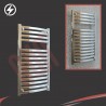 500mm (w) x 800mm (h) Electric Ellipse Chrome Towel Rail