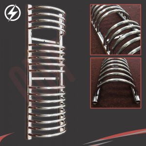 300mm (w) x 1200mm (h) Electric "Buckley" Chrome Towel Rail