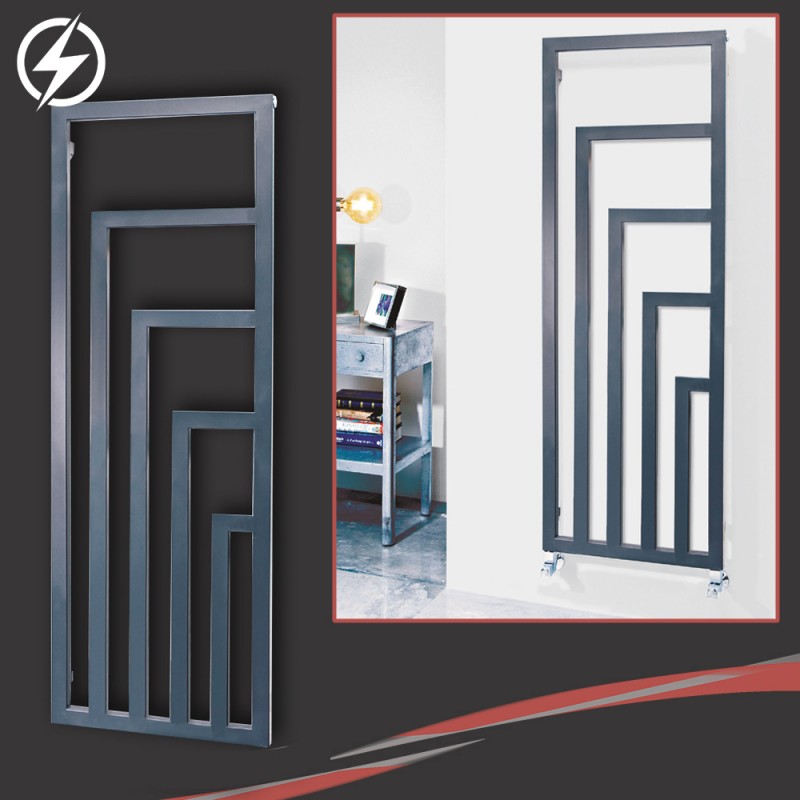 520mm (w) x 1460mm (h) Electric "Ramona" Towel Rail Radiator