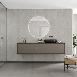 Cracked Cement Industrial Tile Effect - Fibo