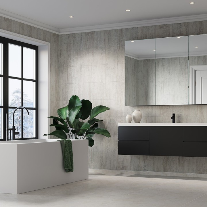 Shabby Chic Wood Tile Effect - Fibo