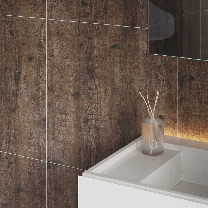 Rough Wood Tile Effect - Fibo