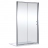 Lucie 8mm Chrome Single Sliding Shower Doors