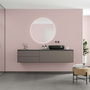 Dusky Pink Hexagonal Urban...