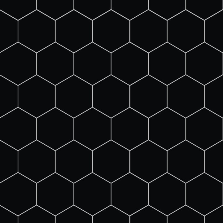 Black Silk Hexagonal Urban Tile Effect - Fibo