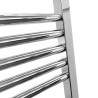 400mm (w)  x 1000mm (h) "Straight Chrome" Towel Rail