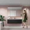 Dusky Pink Elongated Hexagonal Urban Tile Effect - Fibo